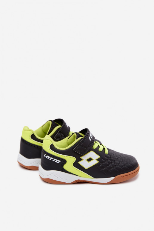 Chaussures pour enfants noires LOTTO DASHER 2600920