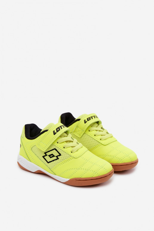 Chaussures de sport pour enfants jaunes néon LOTTO INHIZZER 2600120K