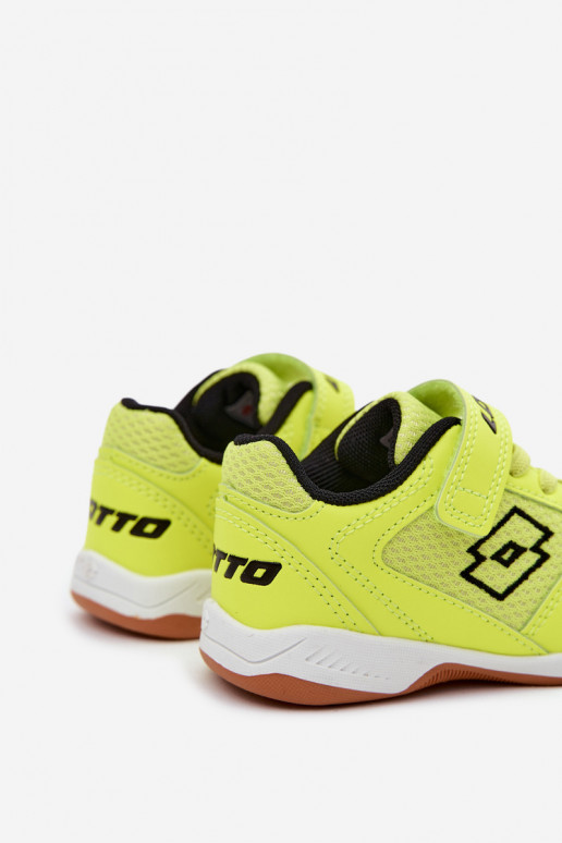 Chaussures de sport pour enfants jaunes néon LOTTO INHIZZER 2600120K