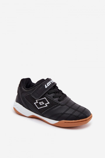 Chaussures de sport pour enfants noires LOTTO INHIZZER 2600120K