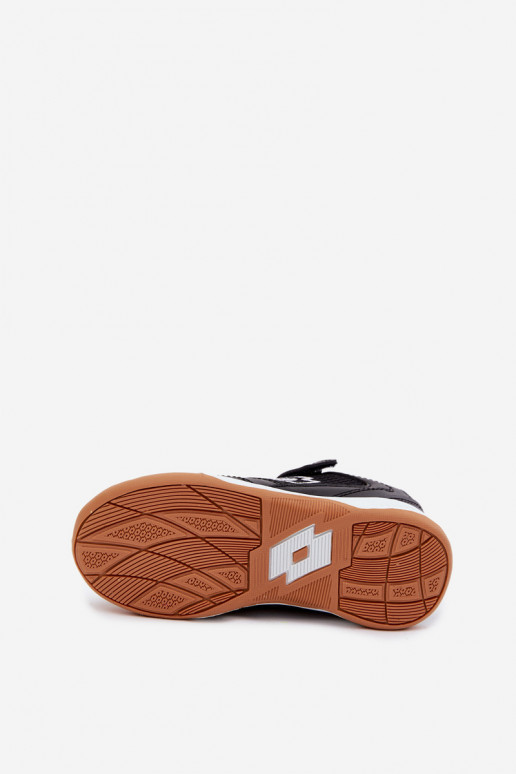 Chaussures de sport pour enfants noires LOTTO INHIZZER 2600120K