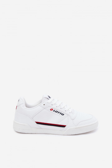 Baskets pour hommes LOTTO NANDU 2400100 couleur blanche 2