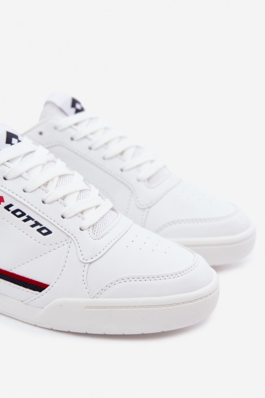 Baskets pour hommes LOTTO NANDU 2400100 couleur blanche