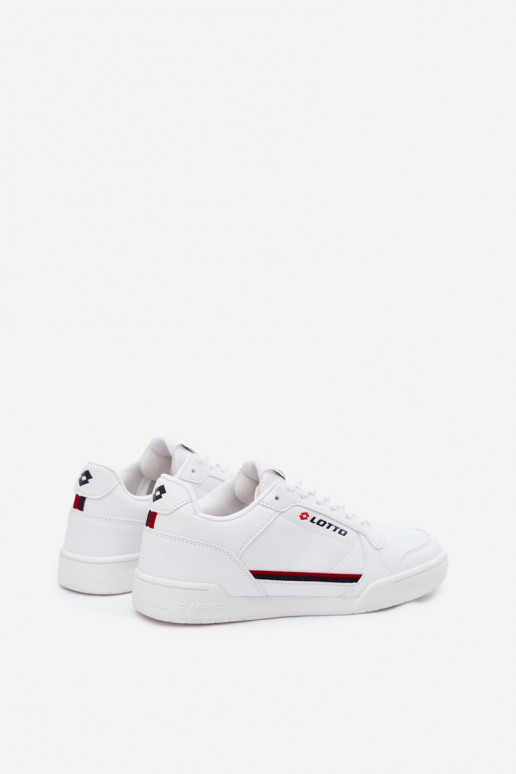 Baskets pour hommes LOTTO NANDU 2400100 couleur blanche