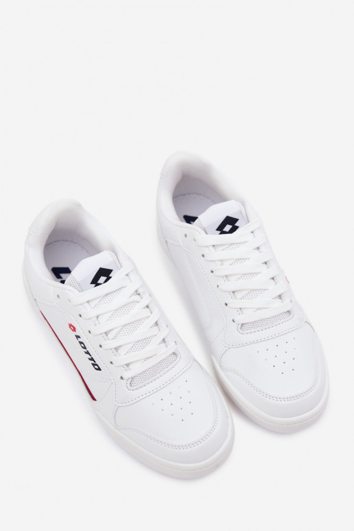 Baskets pour hommes LOTTO NANDU 2400100 couleur blanche