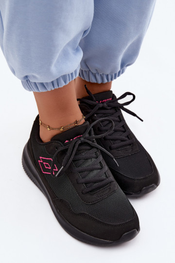 Chaussures de sport unisexes LOTTO CONNECT 2400001 couleur noire