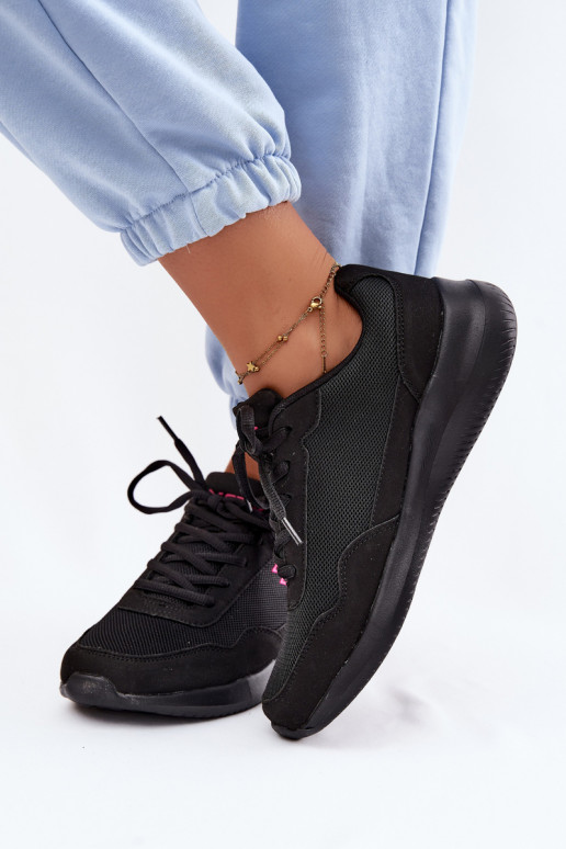 Chaussures de sport unisexes LOTTO CONNECT 2400001 couleur noire