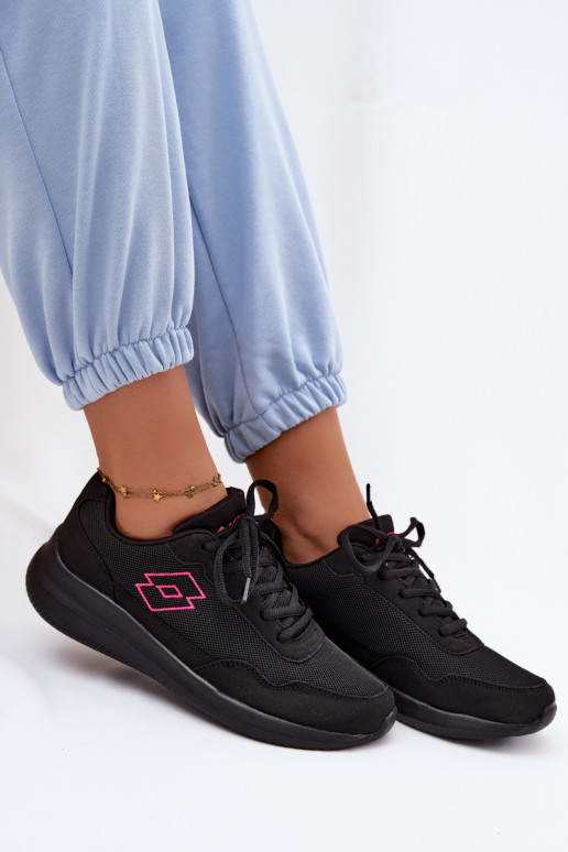 Chaussures de sport unisexes LOTTO CONNECT 2400001 couleur noire