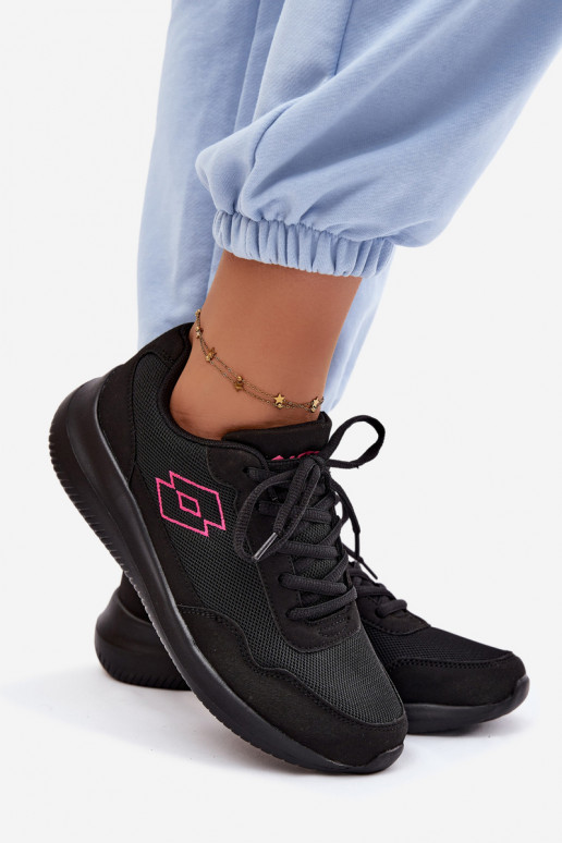 Chaussures de sport unisexes LOTTO CONNECT 2400001 couleur noire