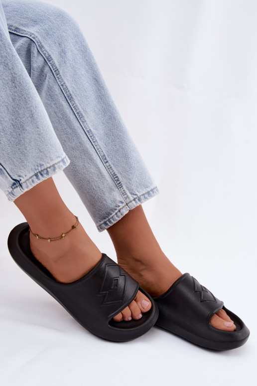Chaussons légers pour femmes LOTTO SLAY 2400471U couleur noire