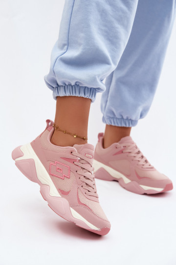 Baskets pour hommes LOTTO INANY 2401530 couleur rose 2