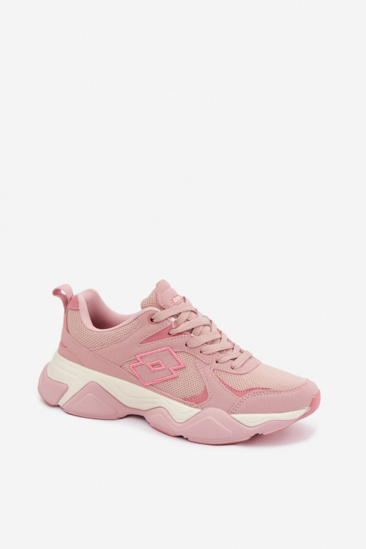 Baskets pour hommes LOTTO INANY 2401530 couleur rose
