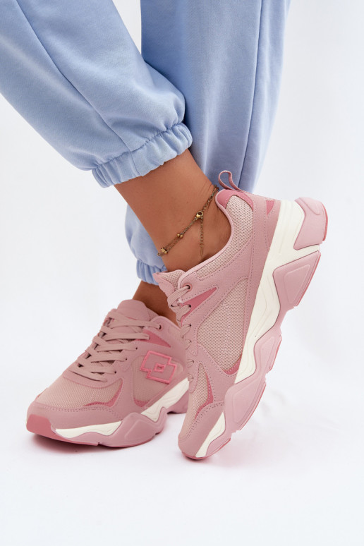 Baskets pour hommes LOTTO INANY 2401530 couleur rose