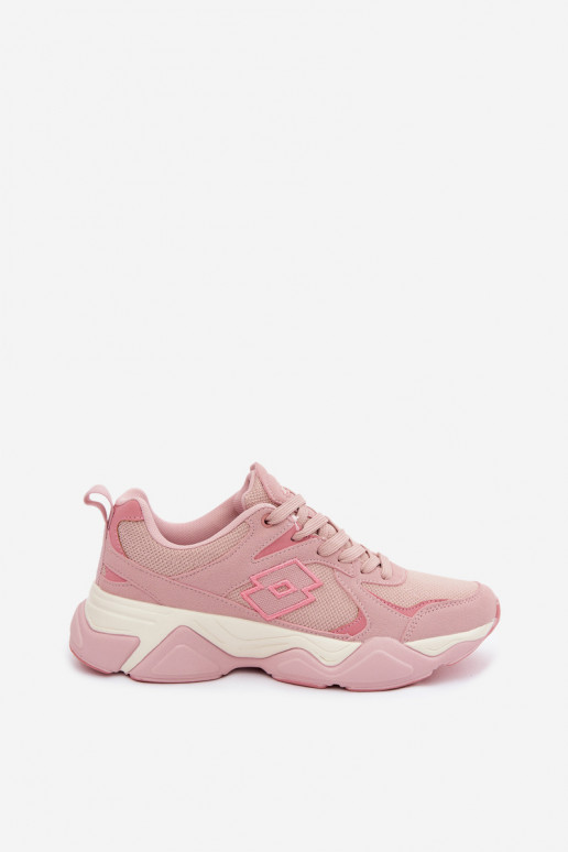 Baskets pour hommes LOTTO INANY 2401530 couleur rose