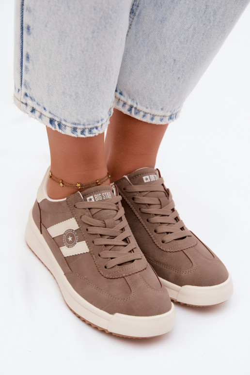 Chaussures de sport pour femmes Big Star UU274025 en couleur sable