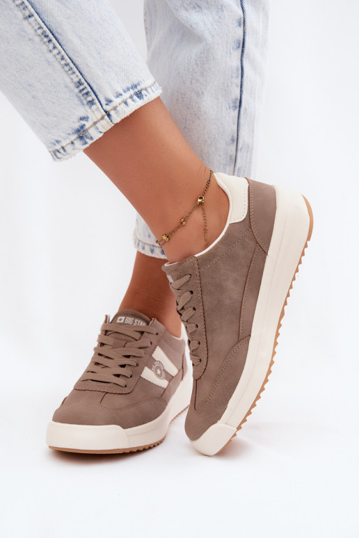 Chaussures de sport pour femmes Big Star UU274025 en couleur sable