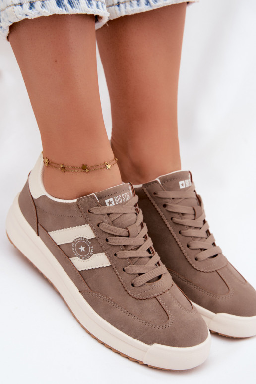 Chaussures de sport pour femmes Big Star UU274025 en couleur sable
