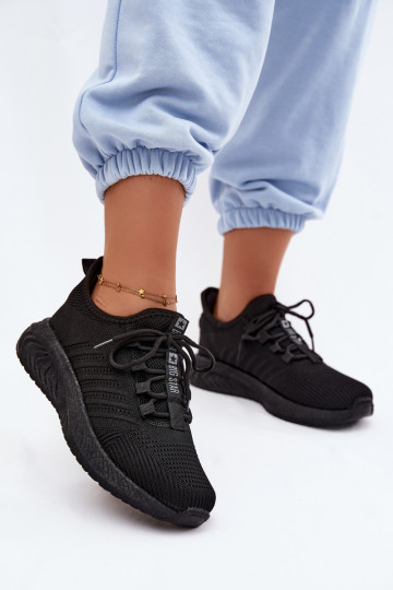 Chaussures de sport à enfiler pour femmes Big Star UU274057 en couleur noire 2