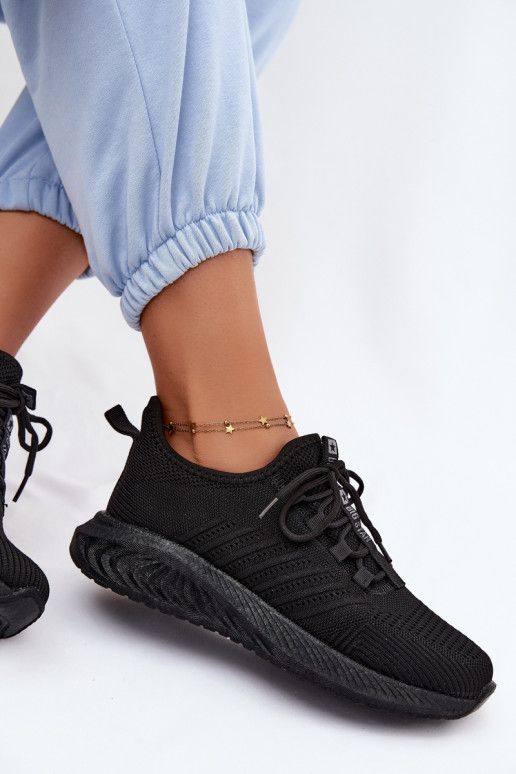 Chaussures de sport à enfiler pour femmes Big Star UU274057 en couleur noire