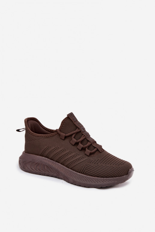 Chaussures de sport à enfiler pour femmes Big Star UU274055 en couleur chocolat