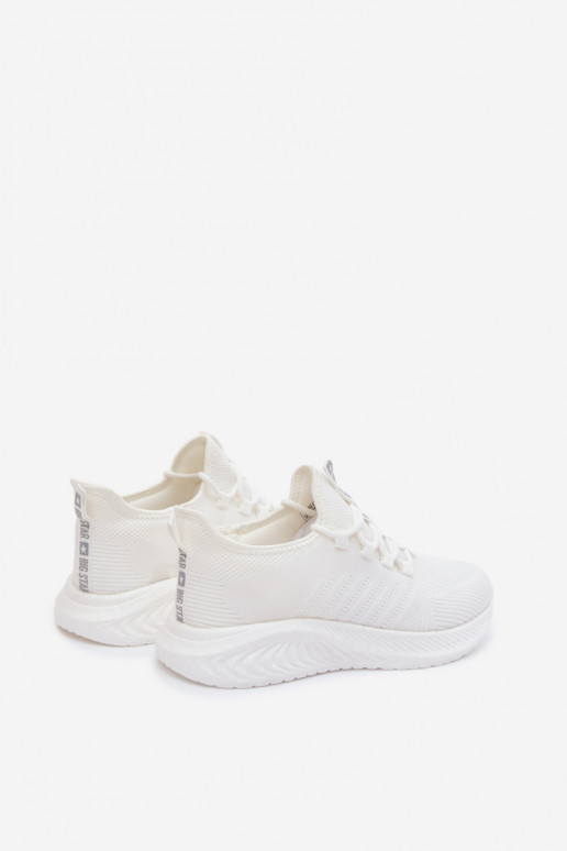 Chaussures de sport pour hommes blanches Big Star UU174004