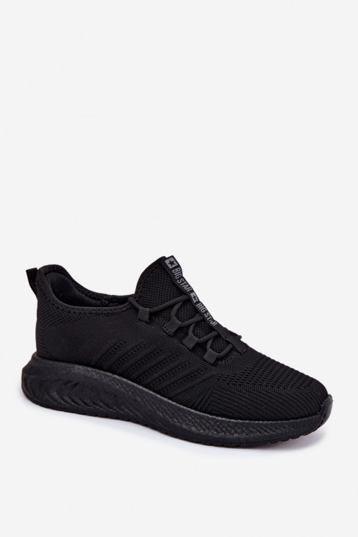 Chaussures de sport pour hommes noires Big Star UU174003