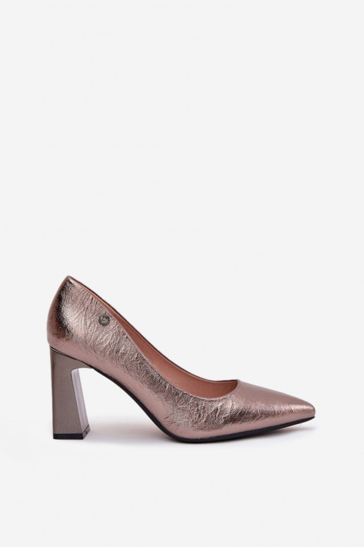 Chaussures à talons gris Vinceza 62252