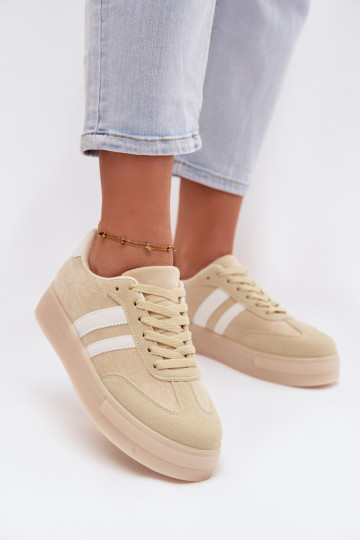 Chaussures de sport jaunes avec plateforme Giselia 2