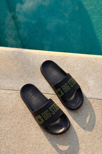 Chaussons pour hommes noires "Big Star SS174359"