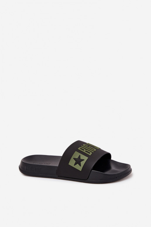 Chaussons pour hommes noires "Big Star SS174359"