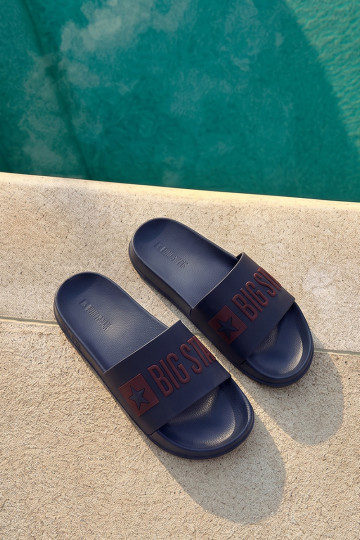 Chaussons pour hommes bleu foncé "Big Star SS174361" 2