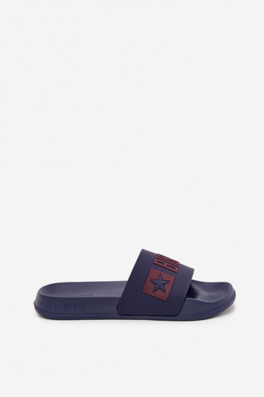 Chaussons pour hommes bleu foncé "Big Star SS174361"