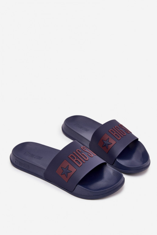 Chaussons pour hommes bleu foncé "Big Star SS174361"