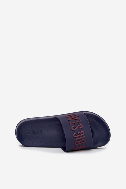 Chaussons pour hommes bleu foncé "Big Star SS174361"