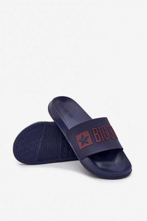 Chaussons pour hommes bleu foncé "Big Star SS174361"