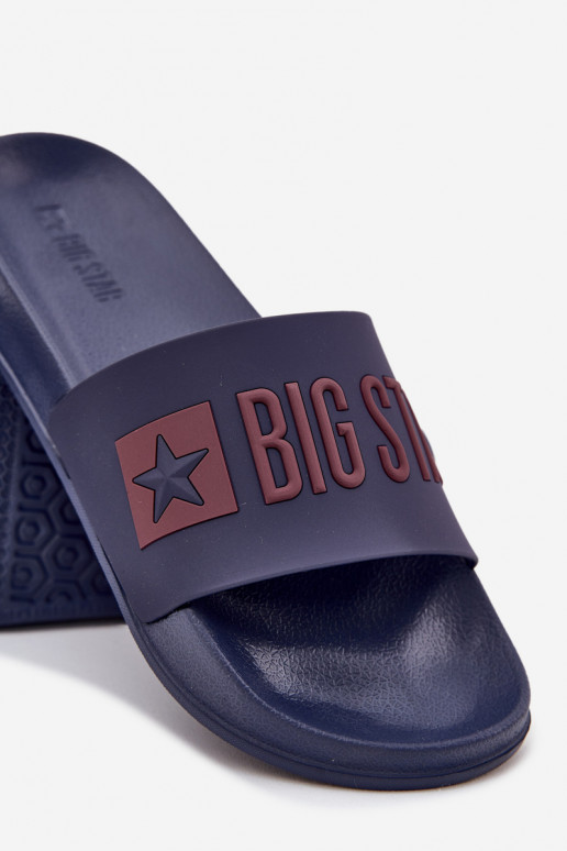 Chaussons pour hommes bleu foncé "Big Star SS174361"