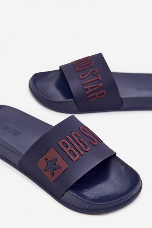 Chaussons pour hommes bleu foncé "Big Star SS174361"