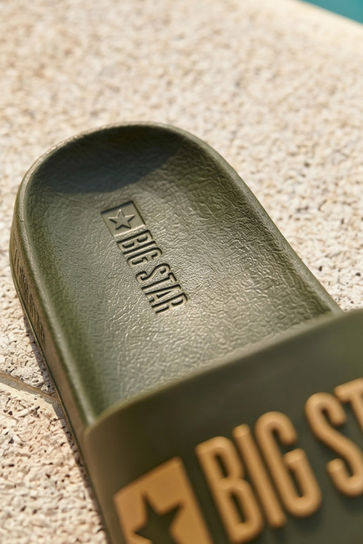 Chaussons pour hommes verts "Big Star SS174360"