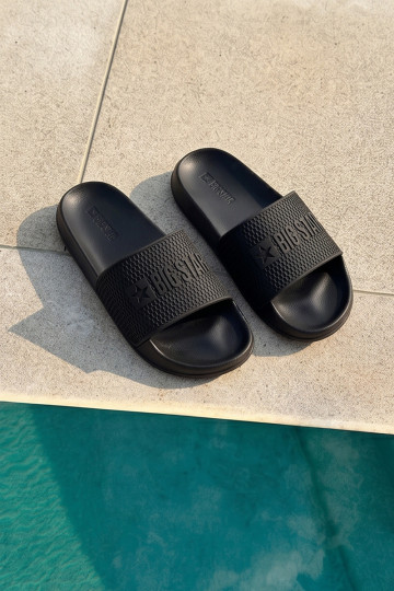 claquettes pour hommes avec semelle légère Big Star SS174356 noires