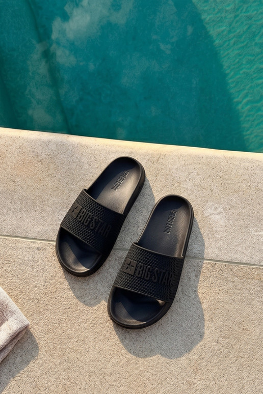 claquettes pour hommes avec semelle légère Big Star SS174356 noires