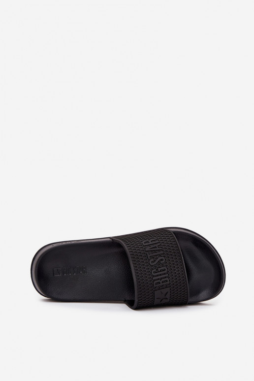 claquettes pour hommes avec semelle légère Big Star SS174356 noires