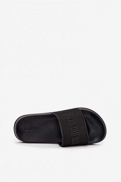 claquettes pour hommes avec semelle légère Big Star SS174356 noires