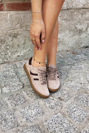 Baskets en daim sable Zazoo N1176S2