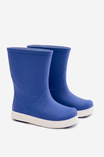 Bottes en caoutchouc bleues pour enfants INave Gokids 979