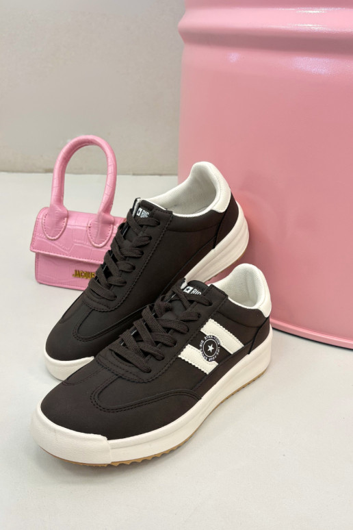 Chaussures de sport pour femmes Big Star UU274024 en couleur chocolat