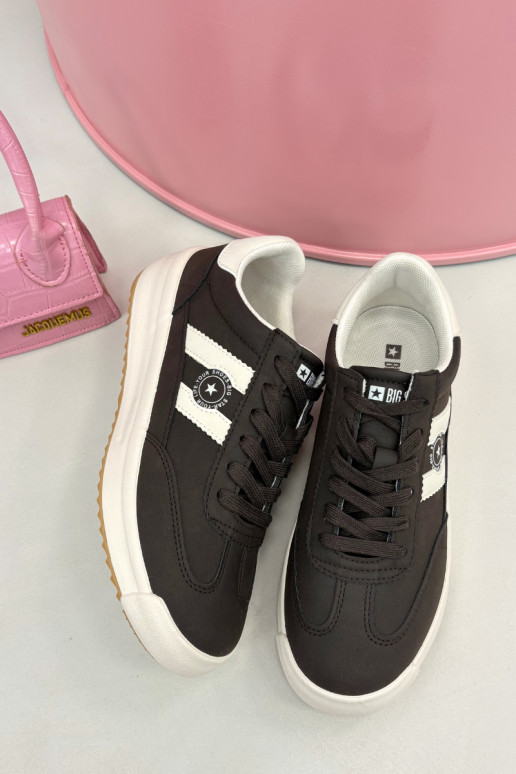 Chaussures de sport pour femmes Big Star UU274024 en couleur chocolat
