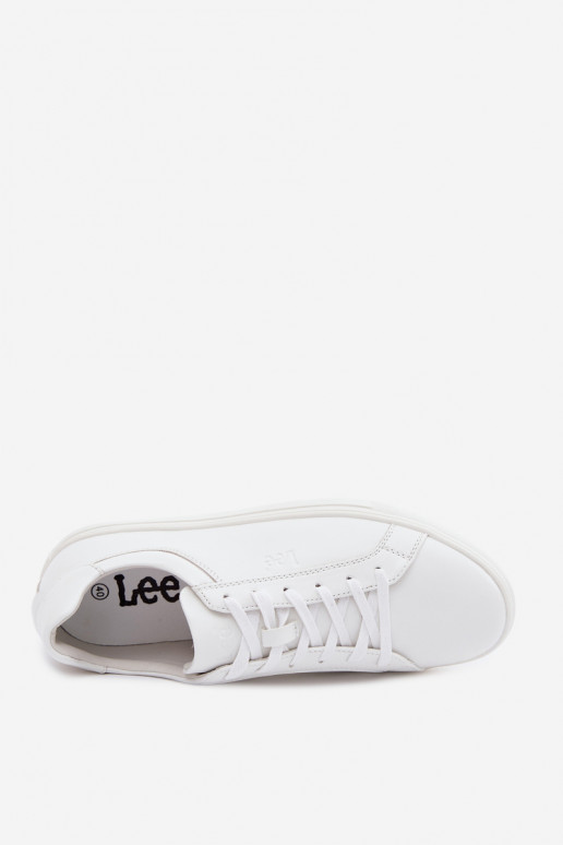 Baskets blanches pour hommes LEE JOE MEN LOIN