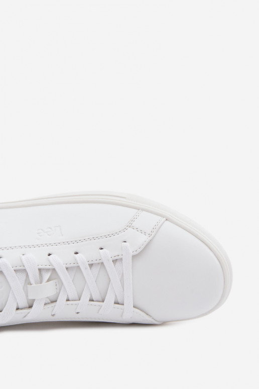 Baskets blanches pour hommes LEE JOE MEN LOIN
