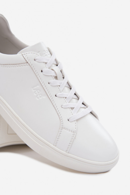 Baskets blanches pour hommes LEE JOE MEN LOIN