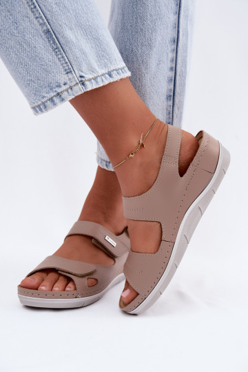 Sandales brunes pour femmes Inblu 2